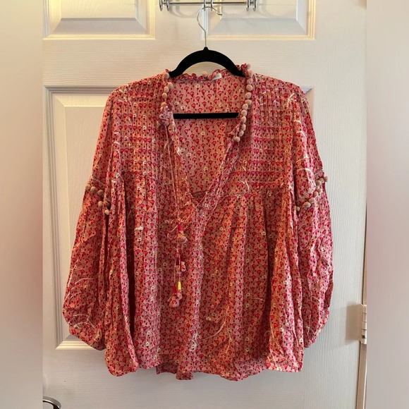 Poupette St Barth Mya Pom Pom Top - Picture 1 of 3